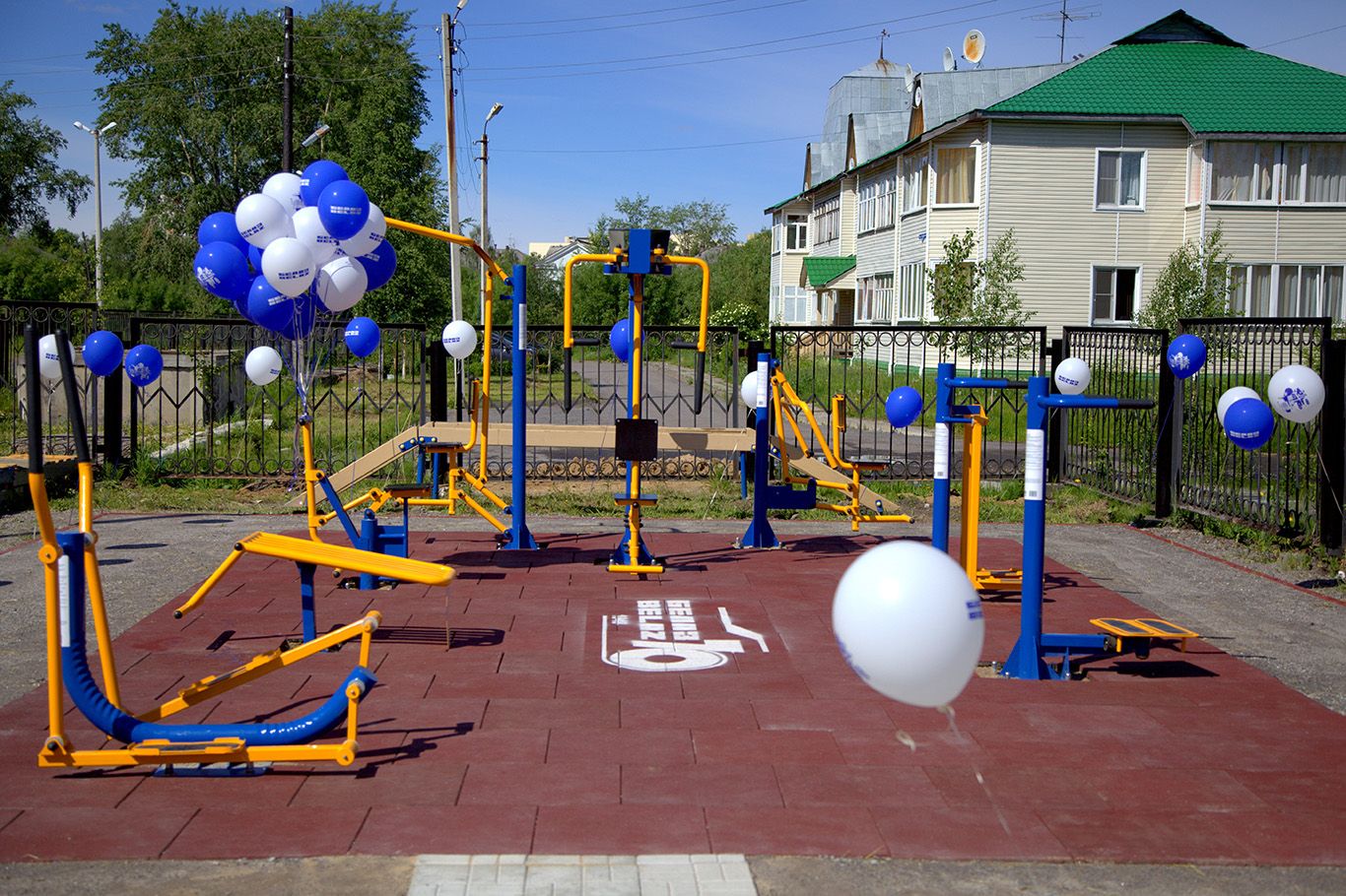 Новая спортивная площадка от БЕЛАЗа открыта в Архангельске