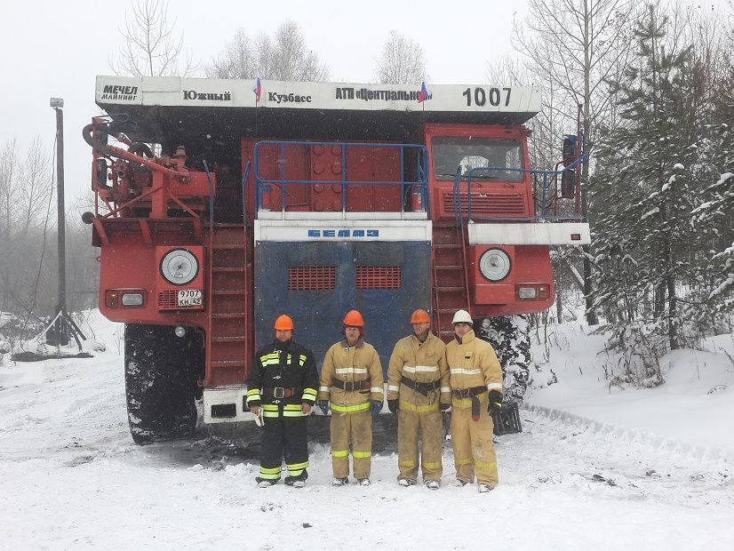 В Междуреченске создали пожарный БЕЛАЗ.