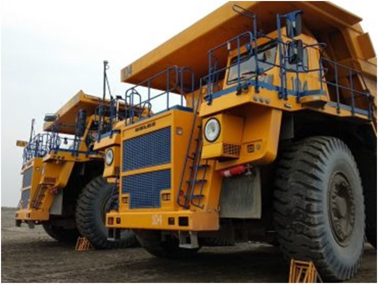 130-тонные БЕЛАЗы введены в эксплуатацию на разрезе Кирбинский АО «Русский уголь»