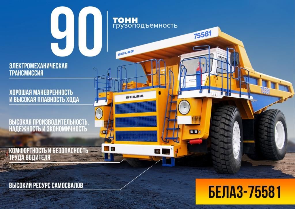 Новые 90-тонники «БЕЛАЗ» поставлены для «Севералмаз»