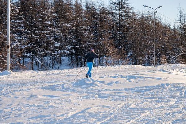 Прицепной трассоукладчик от социального партнера получила к новому году «спортивная школа по лыжным гонкам имени Е. Вяльбе»