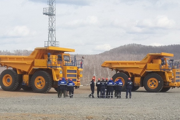 Самосвалы БЕЛАЗ-75581 введены в эксплуатацию в Забайкальском крае