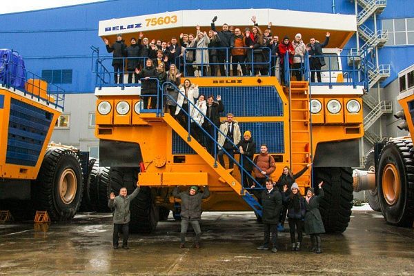 БЕЛАЗ посетила делегация Санкт-Петербургского горного университета.