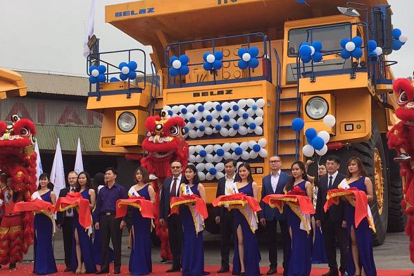 Во Вьетнаме состоялась церемония запуска первых 130-тонных «БЕЛАЗов»