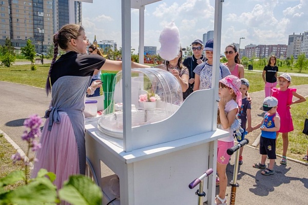 В Красноярске состоялось открытие тренажерной площадки от БЕЛАЗа