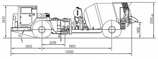 Автобетоносмеситель МоАЗ-75296