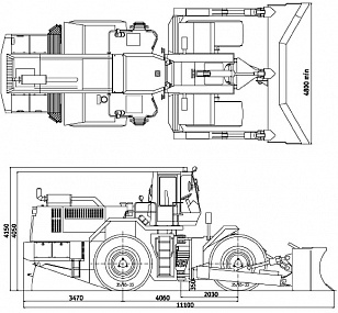 Бульдозер БЕЛАЗ-7823