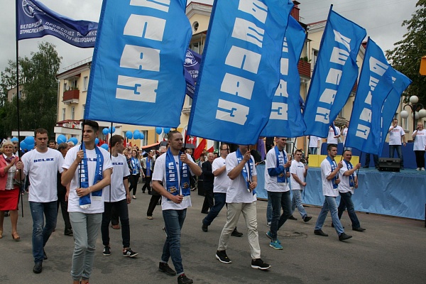 БЕЛАЗ принял участие в праздничных мероприятиях, посвященных Дню Независимости Республики Беларусь